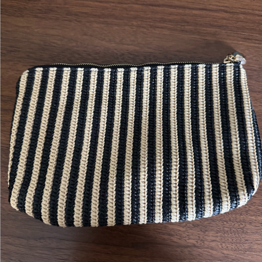 Madewell Striped Rattan Pouch